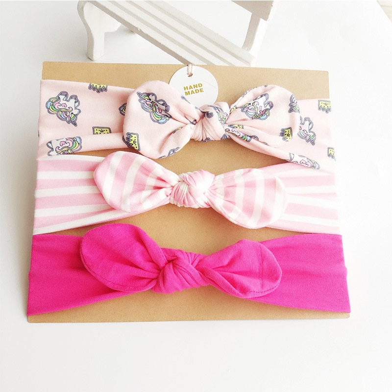 Baby Hair Bows Headband 3PC Set